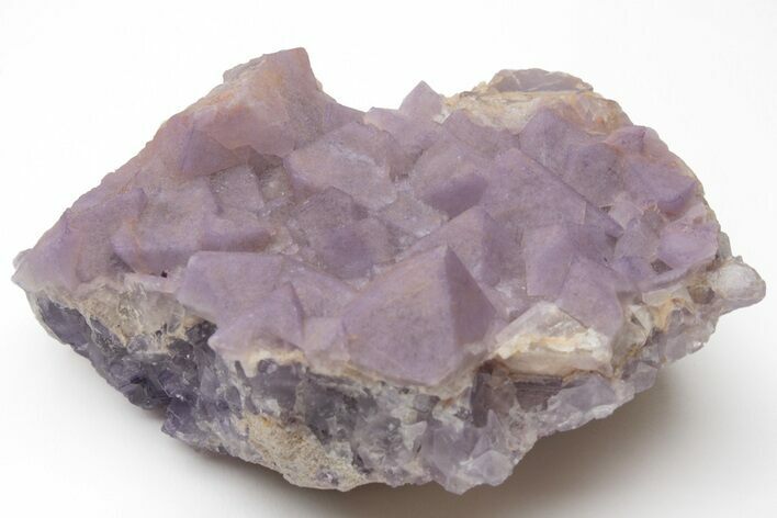 Purple Cubic Fluorite Crystal Cluster - Morocco #213147